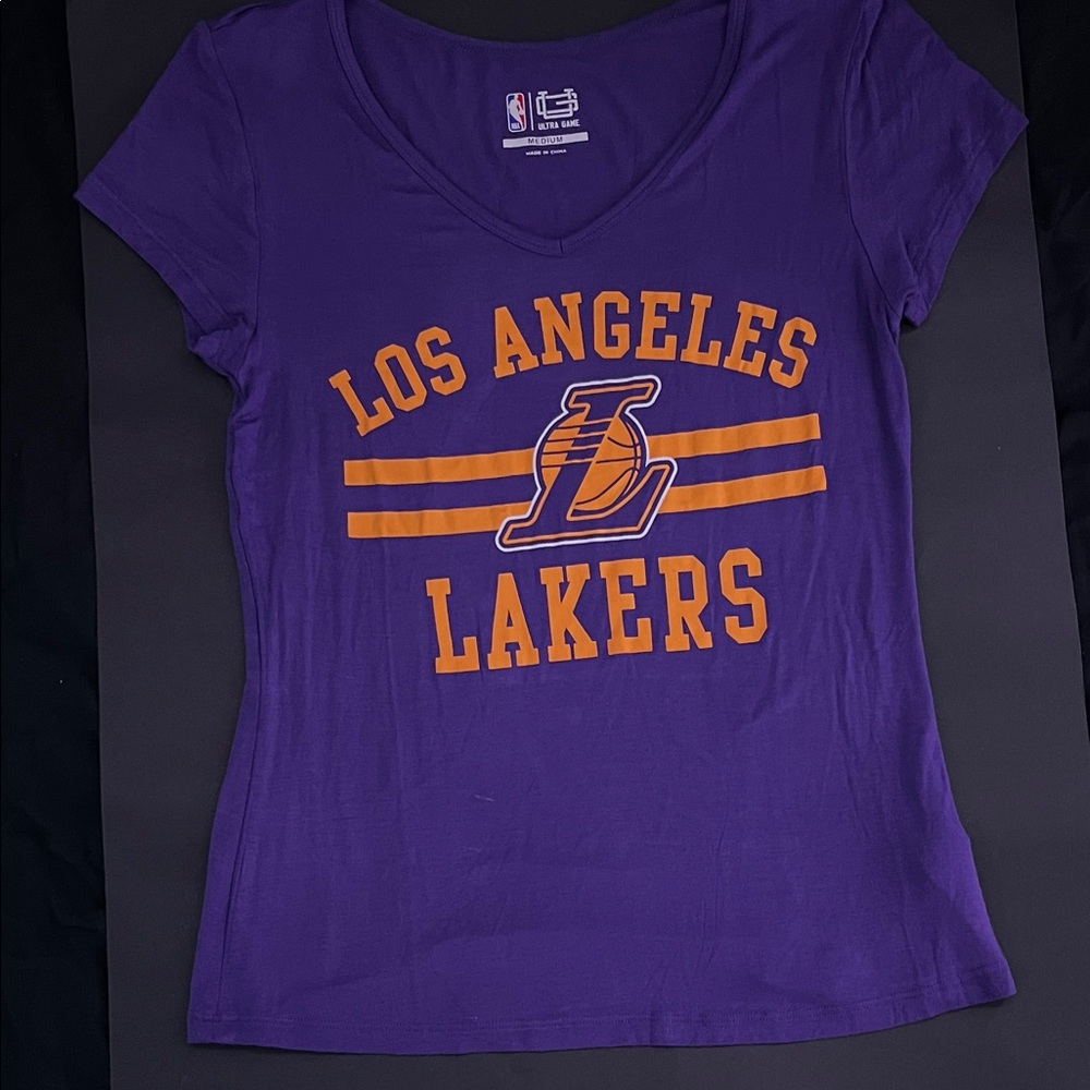 Los Angeles Lakers Purple Short Sleeve Tee